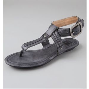 Frye Alessia Trapunto Flat Sandals
